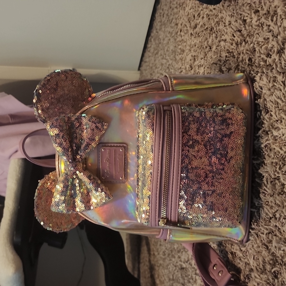 Pink Earidescent WDW 50th Anniversary Loungefly